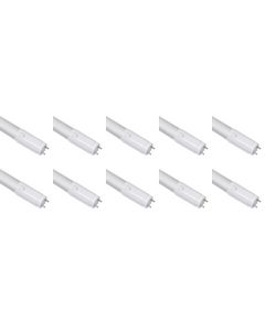 LED TL Buis T8 10 Pack - Aigi - 120cm 18W High Lumen 120 LM/W - Helder/Koud Wit 6400K