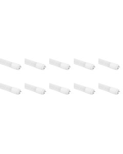 LED TL Buis T8 10 Pack - Aigi - 120cm 18W High Lumen 140 LM/W - Helder/Koud Wit 6500K