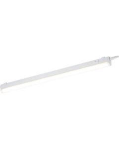 LED Wandlamp - Wandverlichting - Trion Noram - 7W - Warm Wit 3000K - Rechthoek - Mat Wit - Kunststof 