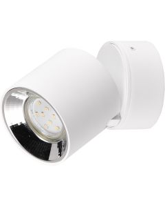 LED Wandlamp - Wandverlichting - Trion Giyon - E14 Fitting - Rond - Mat Nikkel - Aluminium