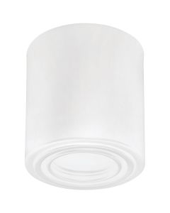 Opbouwspot GU10 - Frino - Opbouw Rond - Mat Wit - Aluminium - Kantelbaar - Ø93mm