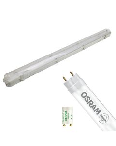 OSRAM - LED TL Armatuur met T8 Buis - SubstiTUBE Value EM 830 - Aigi Hari - 150cm Enkel - 19.1W - Warm Wit 3000K