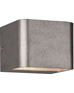 OSRAM - LED Wandlamp - Trion Molvan - 4W - Warm Wit 3000K - Rechthoek - Mat Nikkel - Aluminium