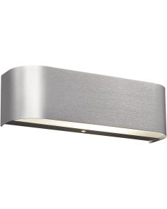 OSRAM - LED Wandlamp - Trion Rianoda - 6W - Warm Wit 3000K - Rechthoek - Mat Grijs - Aluminium