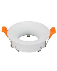 Spot Armatuur GU10 - Inbouw Rond - Mat Wit Aluminium - Ø85mm