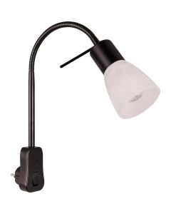 Stekkerlamp Lamp - Trion Levino - E14 Fitting - 6W - Warm Wit 3000K - Mat Nikkel - Aluminium