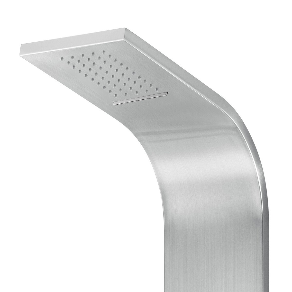 Panneau de douche - Colonne de douche - Ensemble de douche - Leoni Santi - 160x20cm - Thermostatique - Acier inoxydable - Chrome