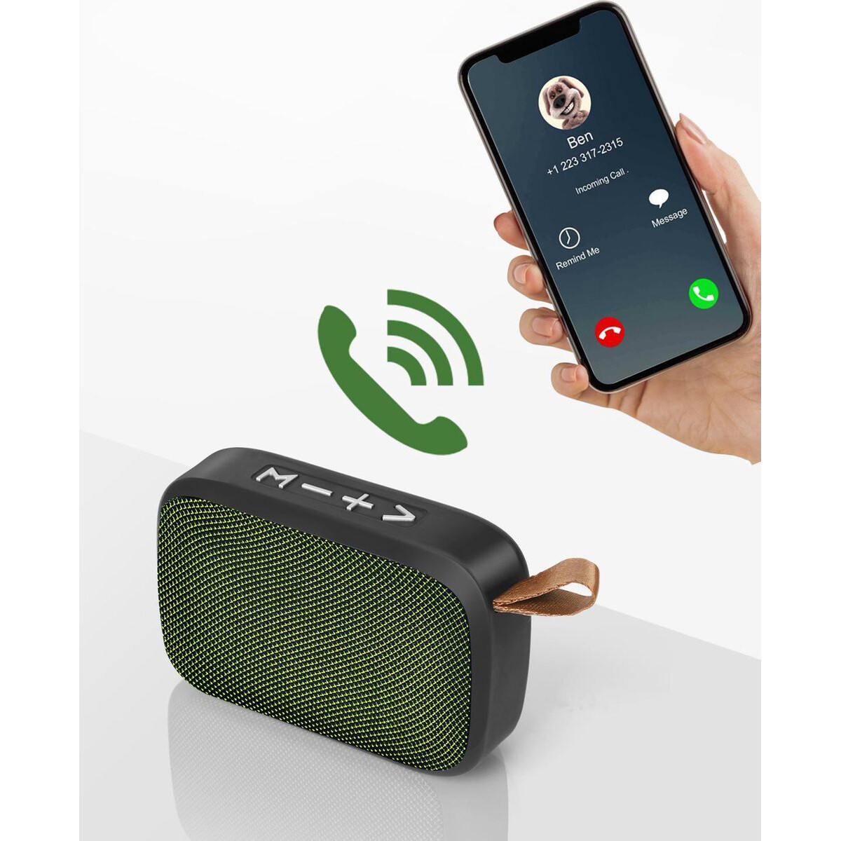 Enceinte Bluetooth sans fil - Aigi Trunck - Vert