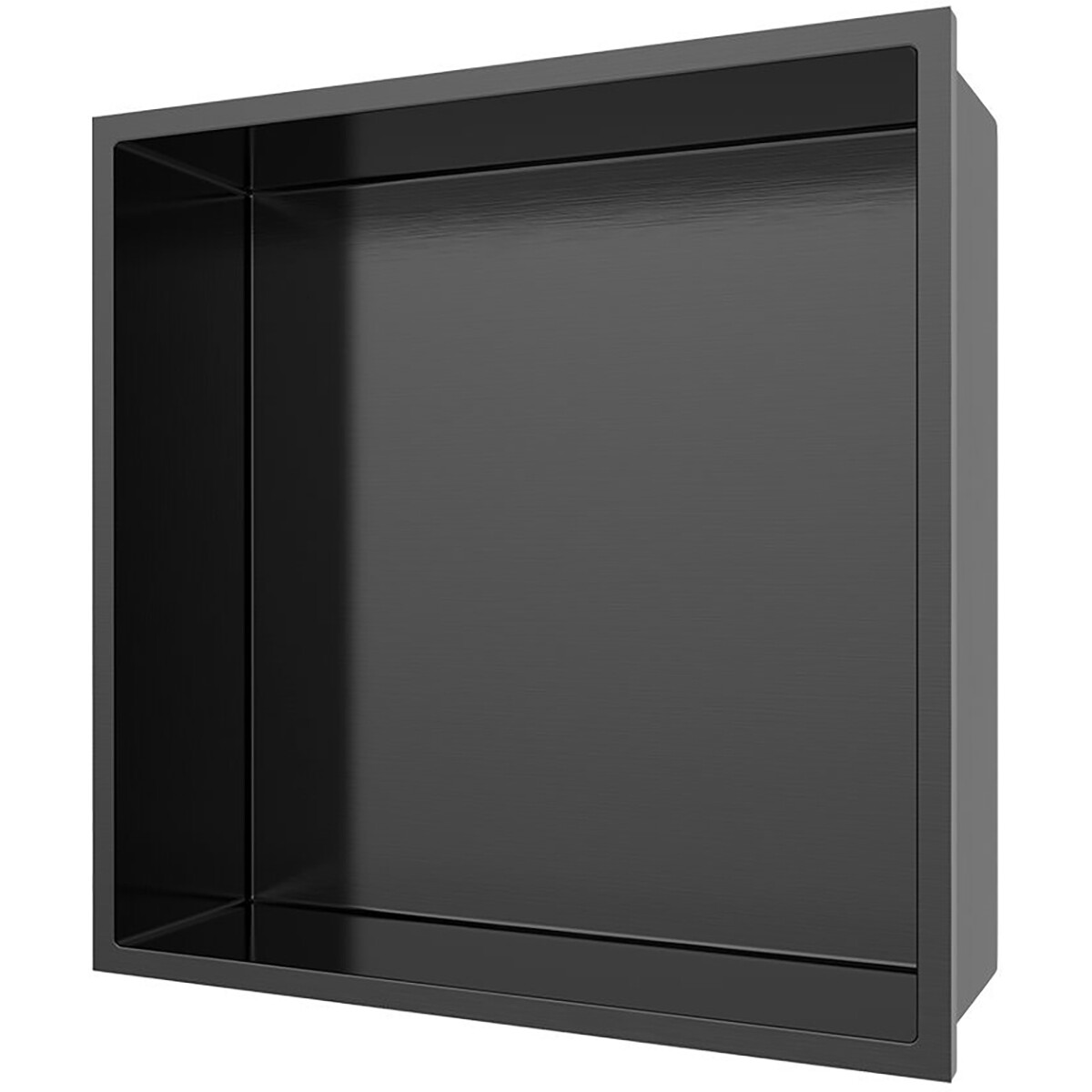 Niche encastrée - Leoni Nima - 30x30x10cm - Gris Gunmetal