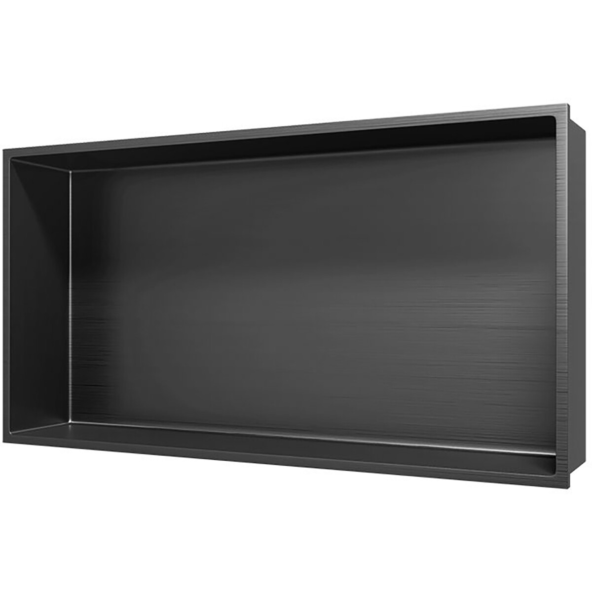 Niche encastrée - Leoni Nima - 30x60x10cm - Gris Gunmetal