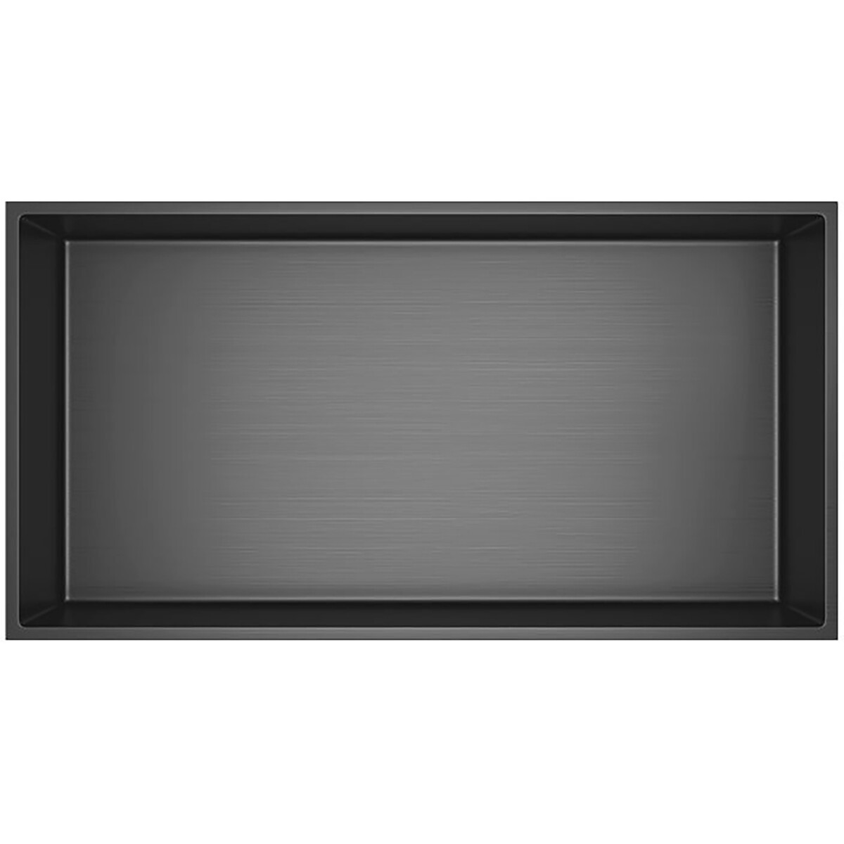 Niche encastrée - Leoni Nima - 30x60x10cm - Gris Gunmetal