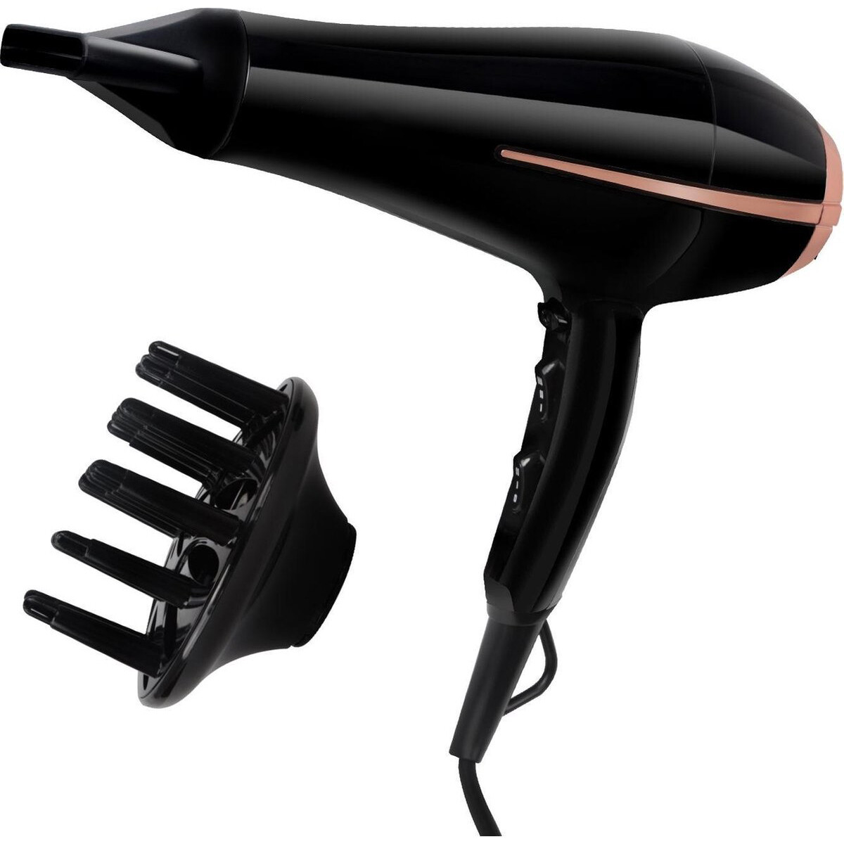 Sèche-cheveux ionique - Aigi Frigon - Sèche-cheveux avec Diffuseur - 2400 Watt - Noir