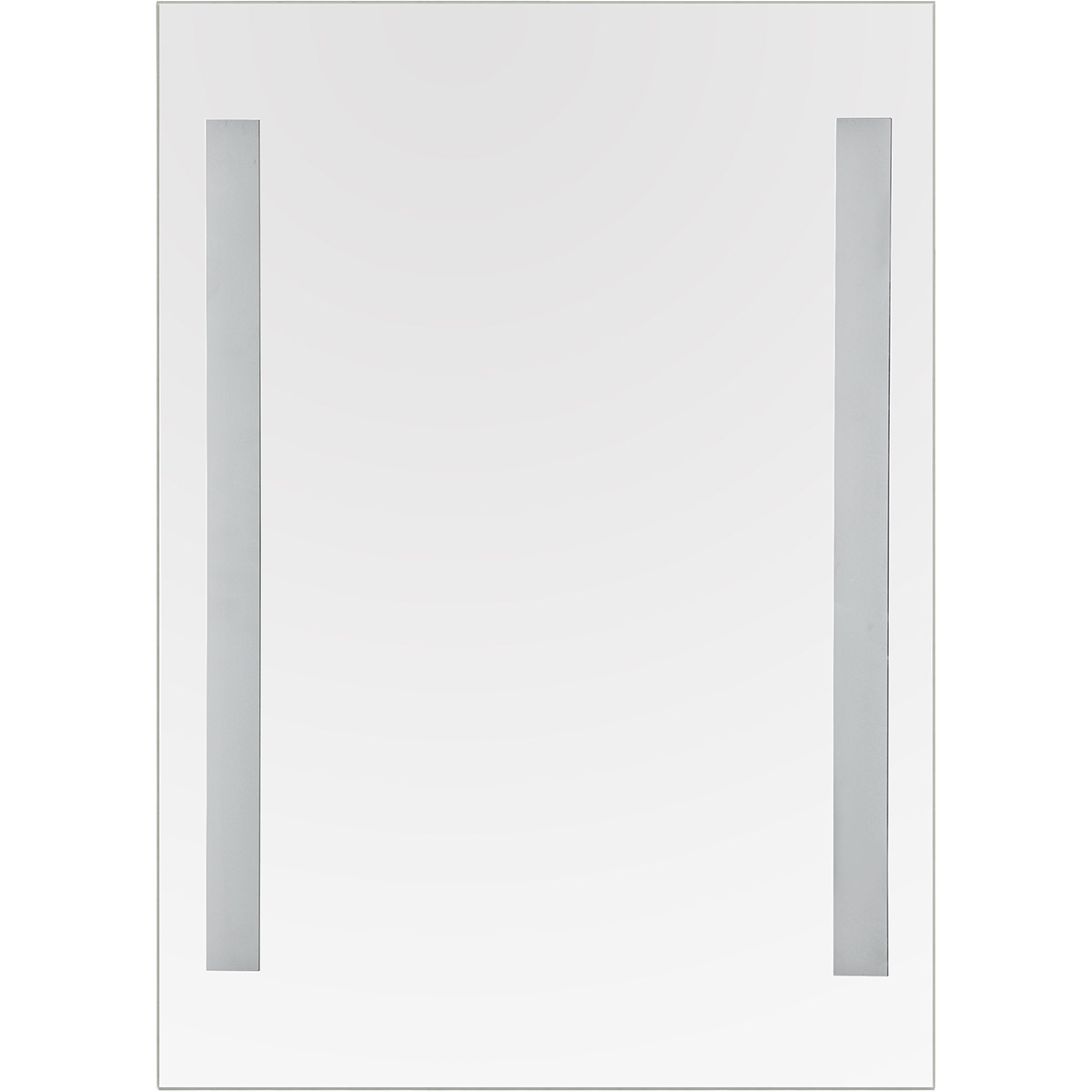 LED Miroir de Salle de Bain - Trion Anil - Rectangulaire - IP44 - Interrupteur Tactile - 18W - Couleur Réglable - Verre Miroir