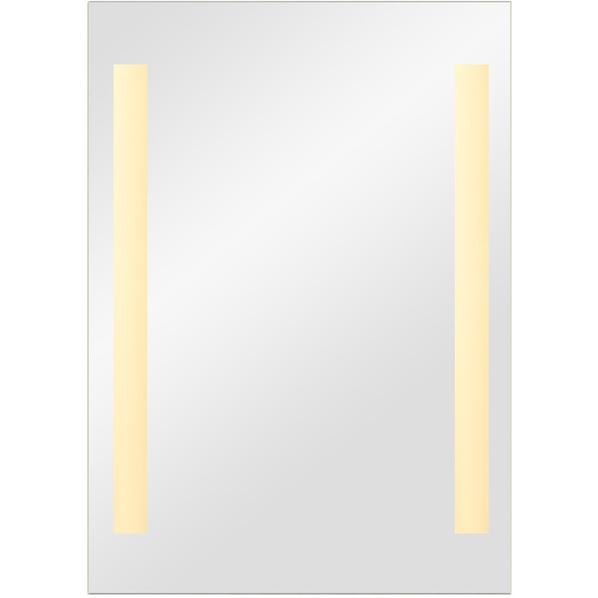 LED Miroir de Salle de Bain - Trion Anil - Rectangulaire - IP44 - Interrupteur Tactile - 18W - Couleur Réglable - Verre Miroir