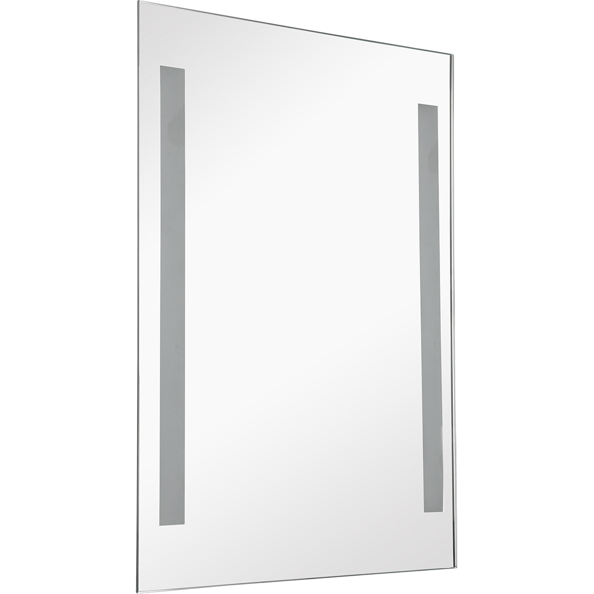 LED Miroir de Salle de Bain - Trion Anil - Rectangulaire - IP44 - Interrupteur Tactile - 18W - Couleur Réglable - Verre Miroir