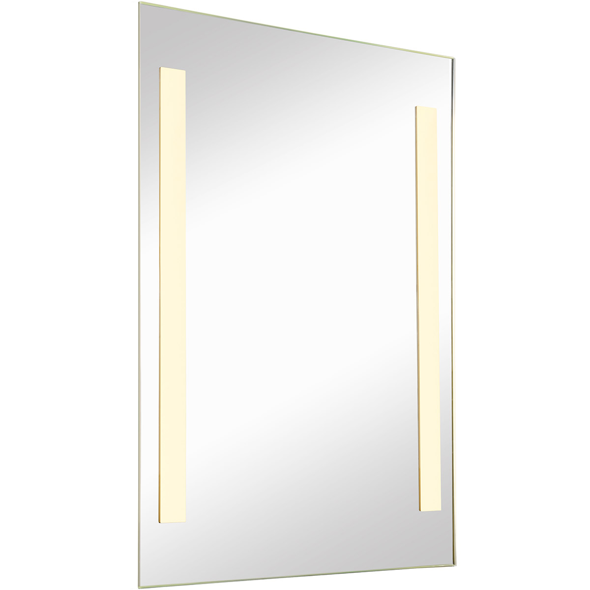 LED Miroir de Salle de Bain - Trion Anil - Rectangulaire - IP44 - Interrupteur Tactile - 18W - Couleur Réglable - Verre Miroir