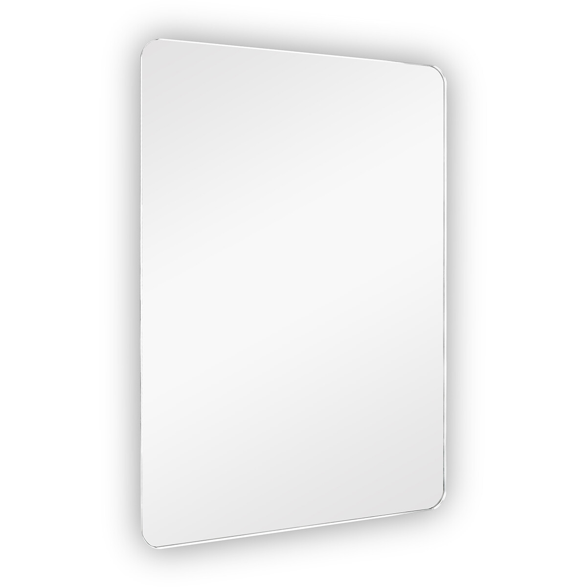 Miroir de salle de bains LED - Trion Elora - 18W - Couleur de lumière ajustable - Étanche aux Éclaboussures IP44 - Interrupteur On/Off - Rectangle - Ø60cm