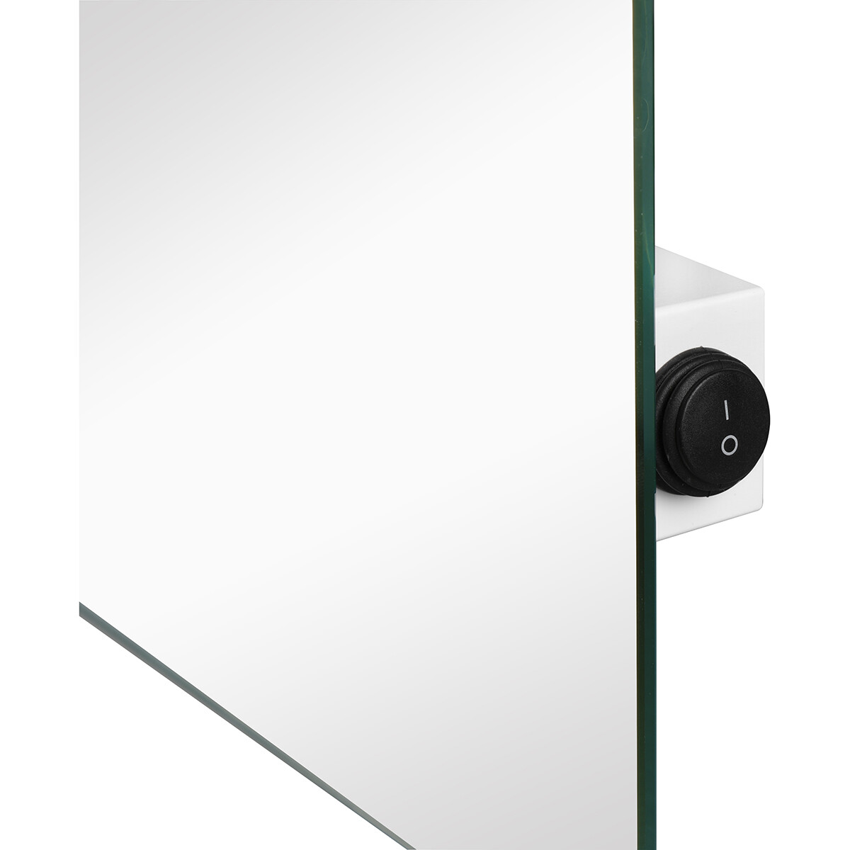 Miroir de salle de bains LED - Trion Elora - 18W - Couleur de lumière ajustable - Étanche aux Éclaboussures IP44 - Interrupteur On/Off - Rectangle - Ø60cm