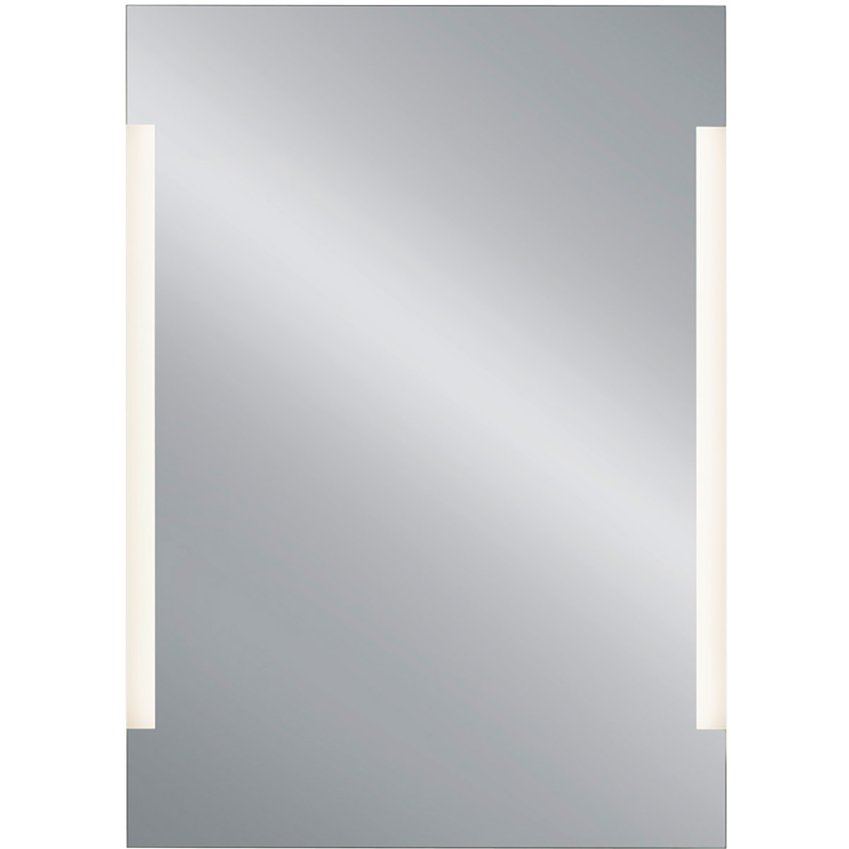 LED Miroir de Salle de Bain - Trion Isil - Rectangulaire - IP20 - Interrupteur Tactile - 15W - Couleur Réglable - Verre Miroir