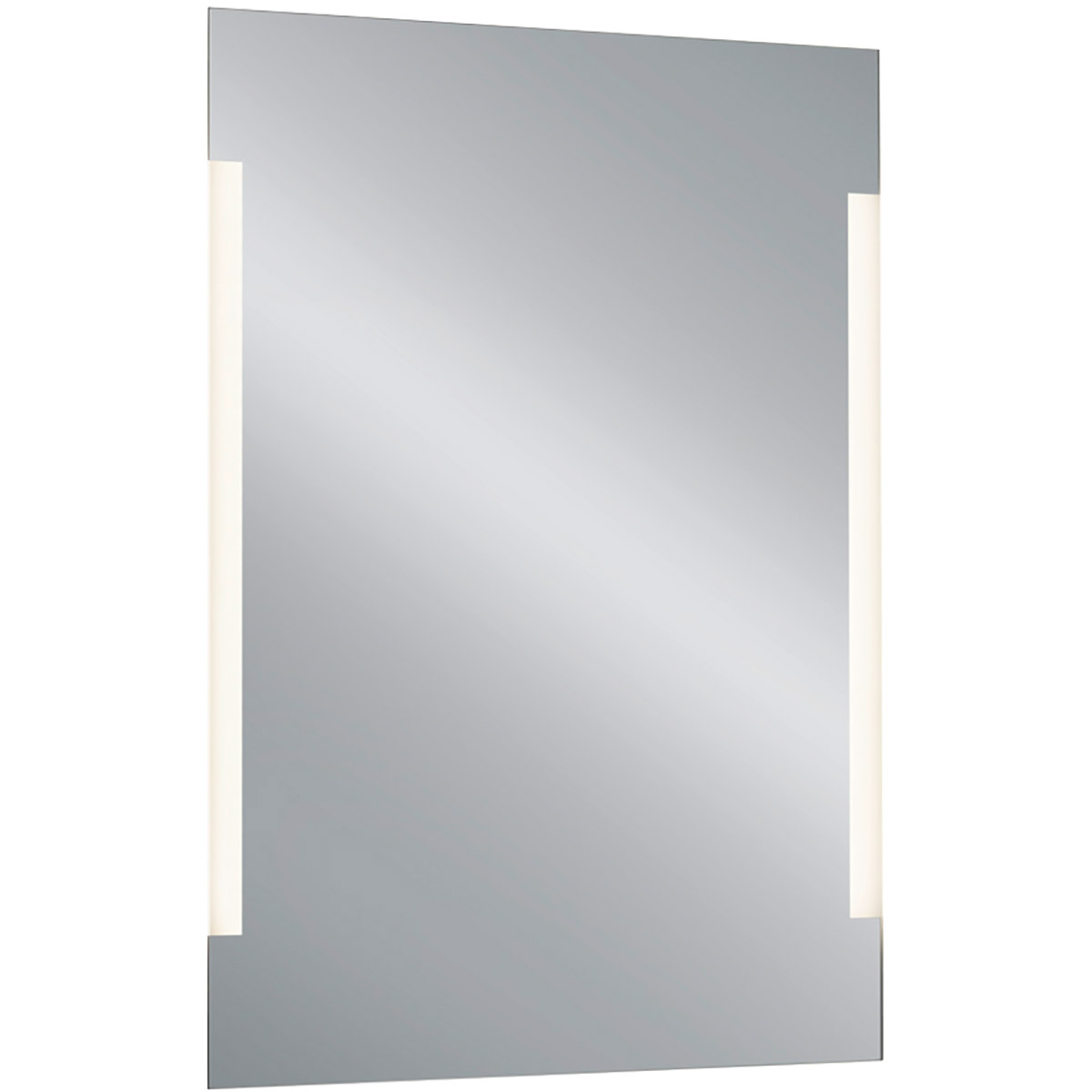 LED Miroir de Salle de Bain - Trion Isil - Rectangulaire - IP20 - Interrupteur Tactile - 15W - Couleur Réglable - Verre Miroir