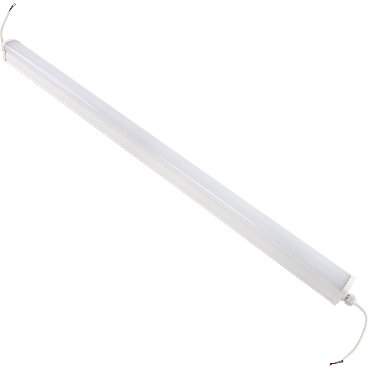 Réglette LED - Aigi Haras - 40W - Étanche IP65 - Blanc Froid 6500K - Mat Blanc - Plastique - 120cm