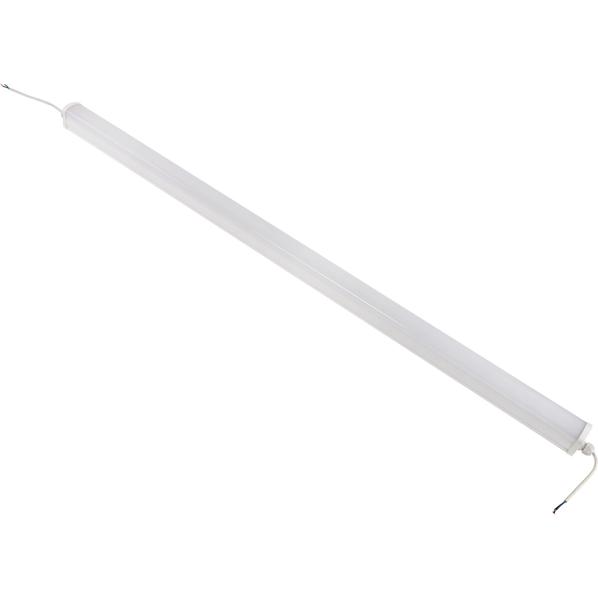 Réglette LED - Aigi Haras - 50W - Étanche IP65 - Blanc Froid 6500K - Mat Blanc - Plastique - 150cm