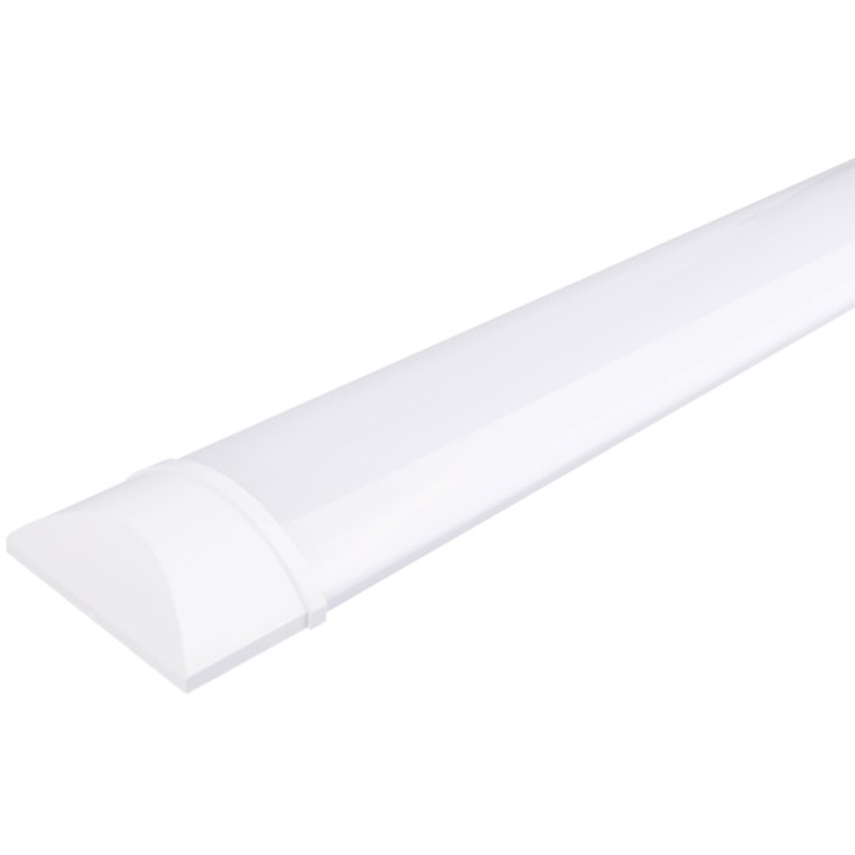 Luminaire LED - LED Réglette - Aigi Tynom - 20W - Blanc Froid 6000K - Mat Blanc - Plastique - 60cm