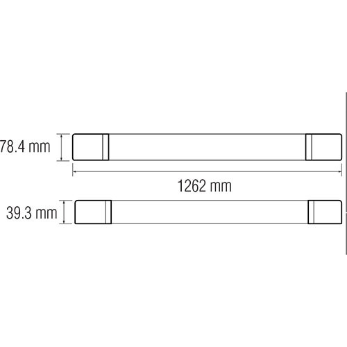 Réglette LED - Niha - 36W - Étanche IP65 - Blanc Froid 6400K - Plastique - 120cm