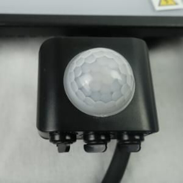 LED Bouwlamp 30 Watt met Sensor - Viron Dana - Blanc Chaud 3000K - Mat Noir - Aluminium - LEDs SAMSUNG