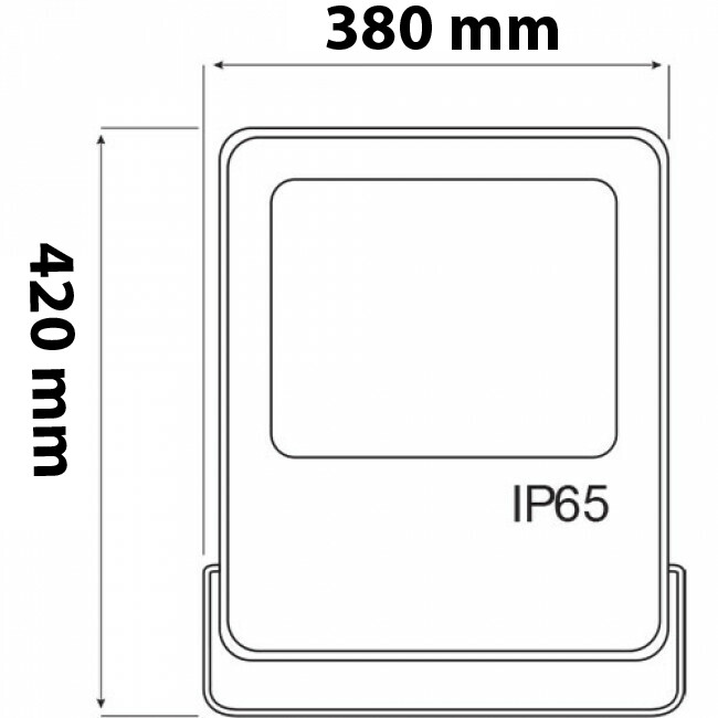 Projecteur LED 300 Watt - Blanc Froid 6400K - Étanche IP65