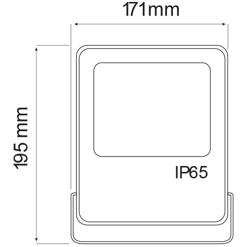 Projecteur LED 30 Watt - Blanc Froid 6400K - Étanche IP65