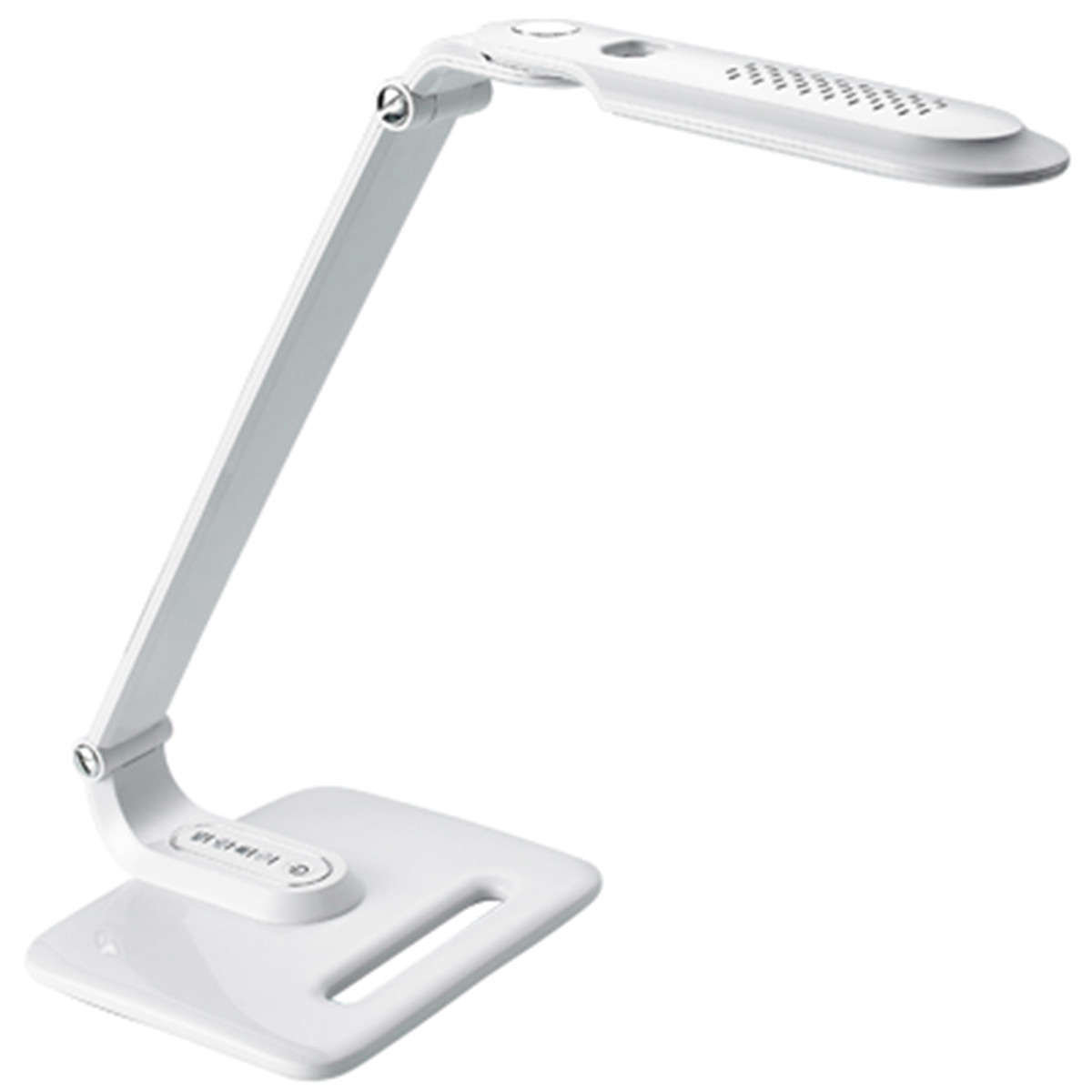 Lampe de bureau LED - Aigi Eindy - 8W - Blanc Neutre 5000K - Dimmable - Mat Blanc