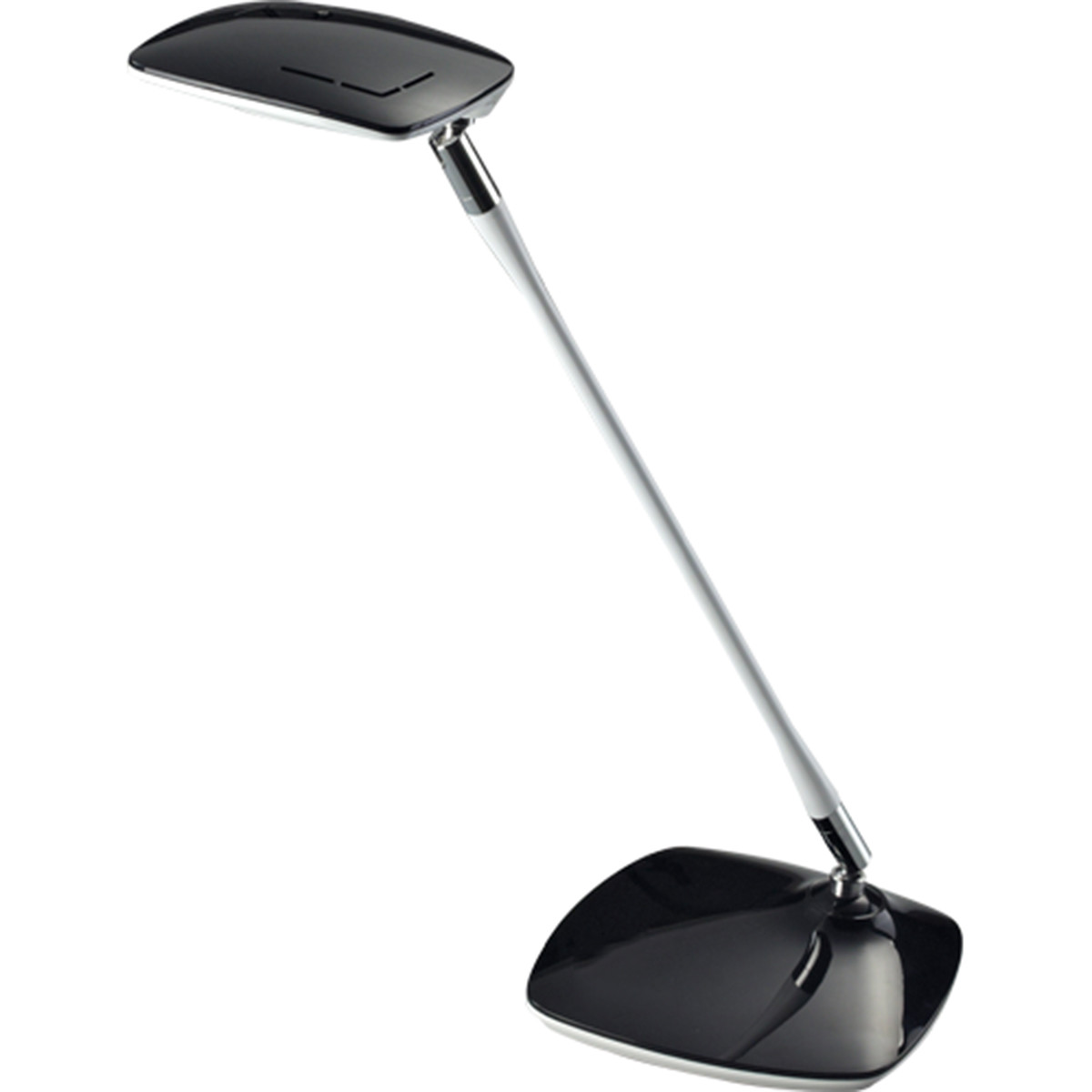 Lampe de bureau LED - Aigi Polanor - 5W - Couleur de lumière ajustable - Dimmable - Noir Brillant