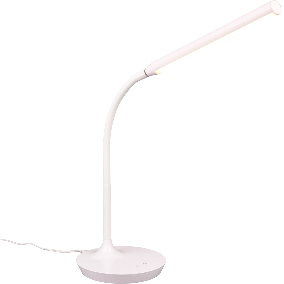 LED Lampe de Bureau - Éclairage de Table - Trion Root - 5W - Couleur Ajustable - Blanc - Plastique