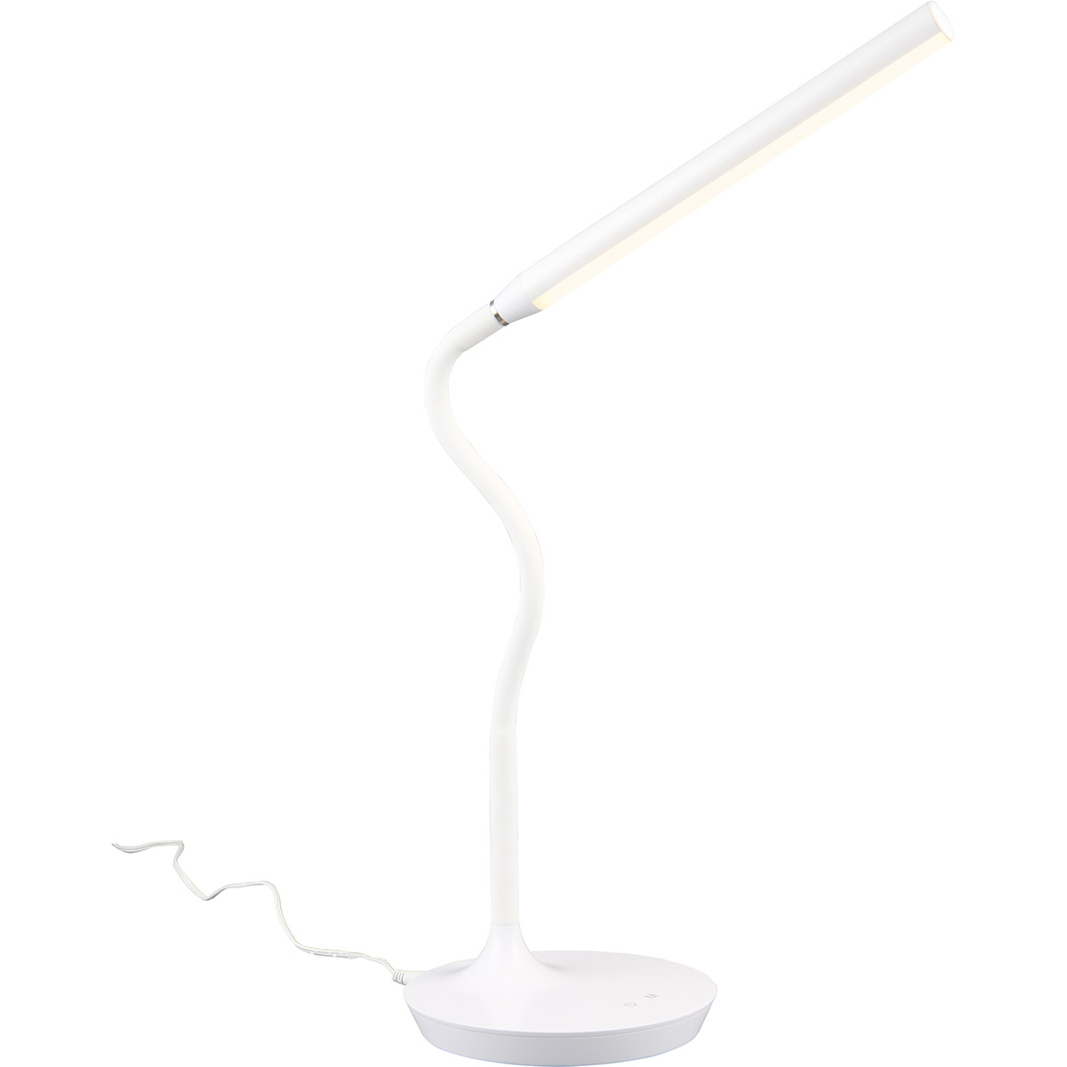 LED Lampe de Bureau - Éclairage de Table - Trion Root - 5W - Couleur Ajustable - Blanc - Plastique