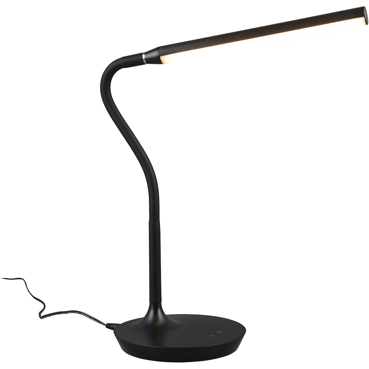 LED Lampe de Bureau - Éclairage de Table - Trion Root - 5W - Couleur Ajustable - Noir - Plastique