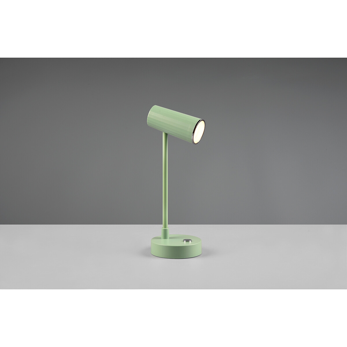 Lampe de bureau LED - Trion Lono - 2.5W - Couleur de lumière ajustable - Dimmable - Rond - Mat Vert - Plastique