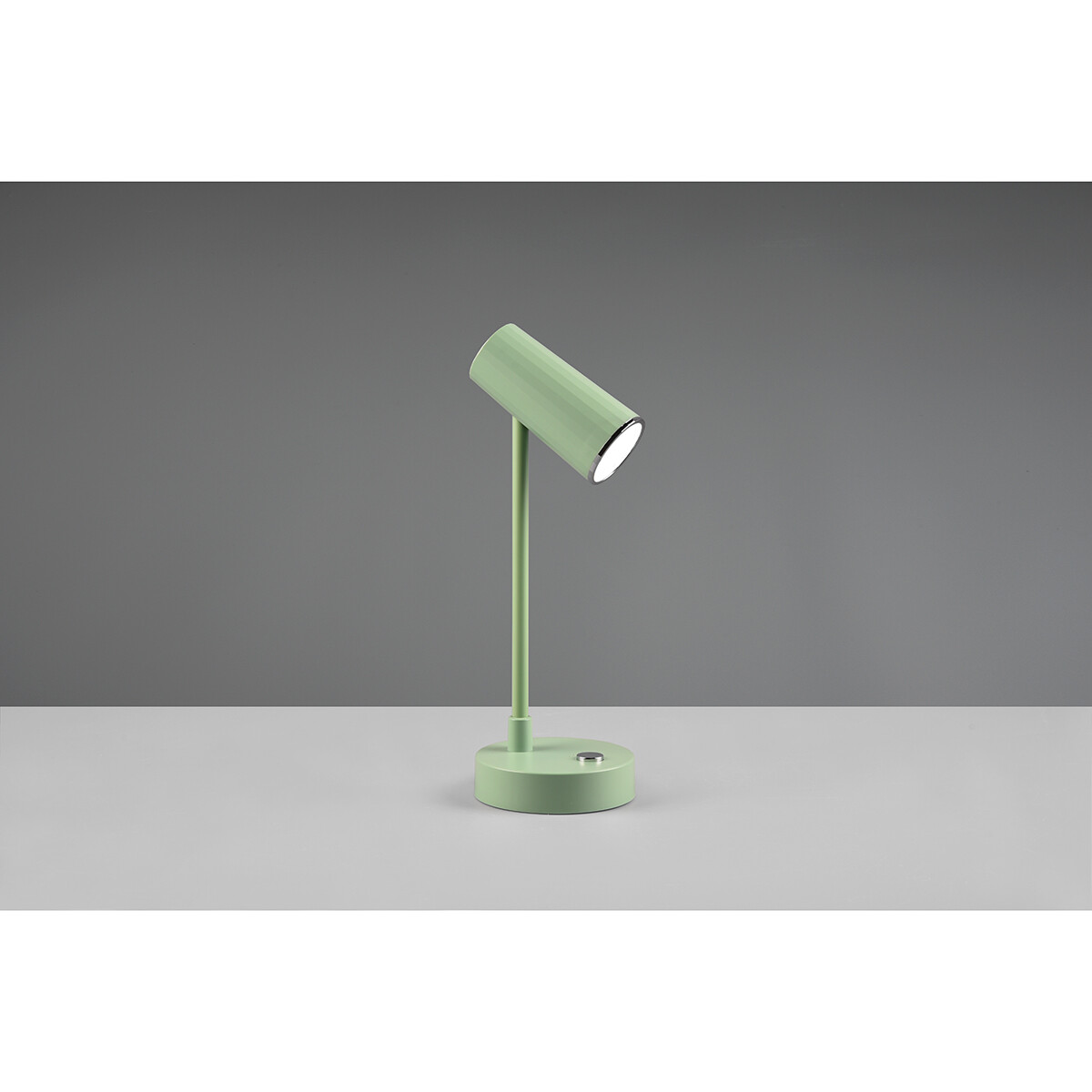 Lampe de bureau LED - Trion Lono - 2.5W - Couleur de lumière ajustable - Dimmable - Rond - Mat Vert - Plastique