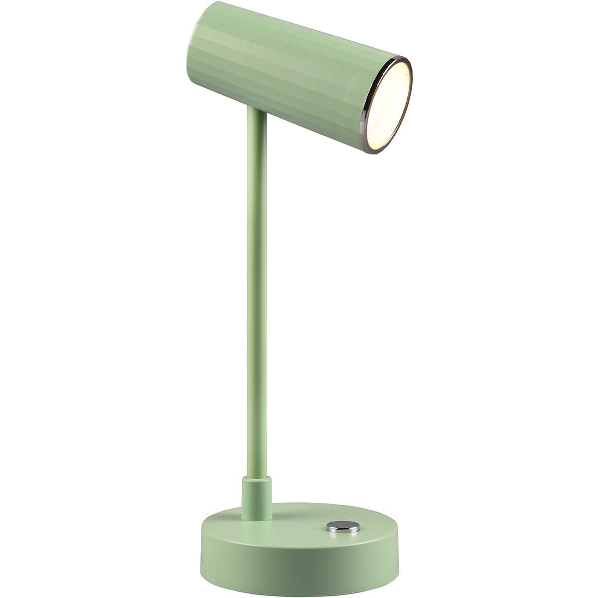 Lampe de bureau LED - Trion Lono - 2.5W - Couleur de lumière ajustable - Dimmable - Rond - Mat Vert - Plastique