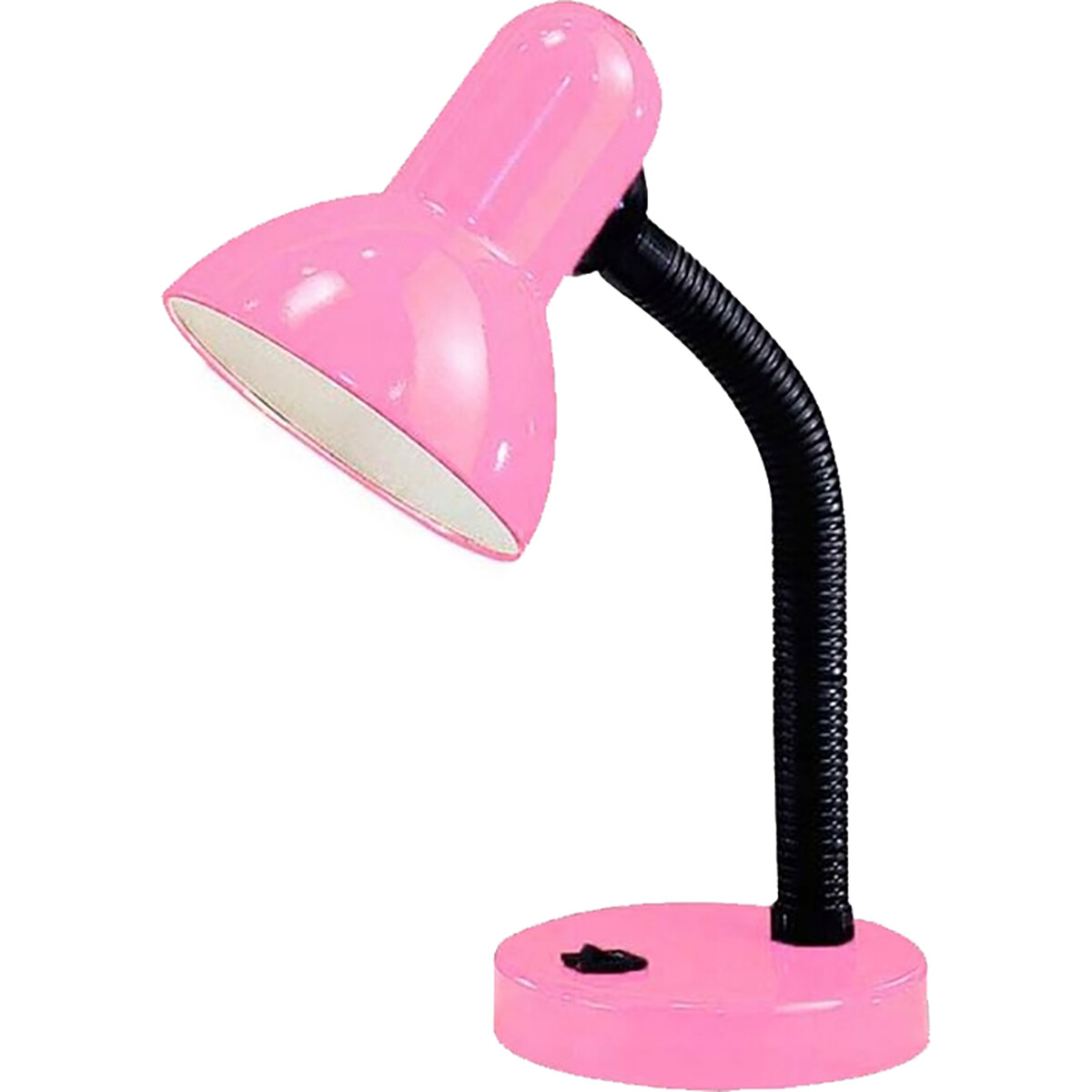 Lampe de bureau LED - Velvin Brin - Douille E27 - Interrupteur On/Off - Bras Flexible - Rose