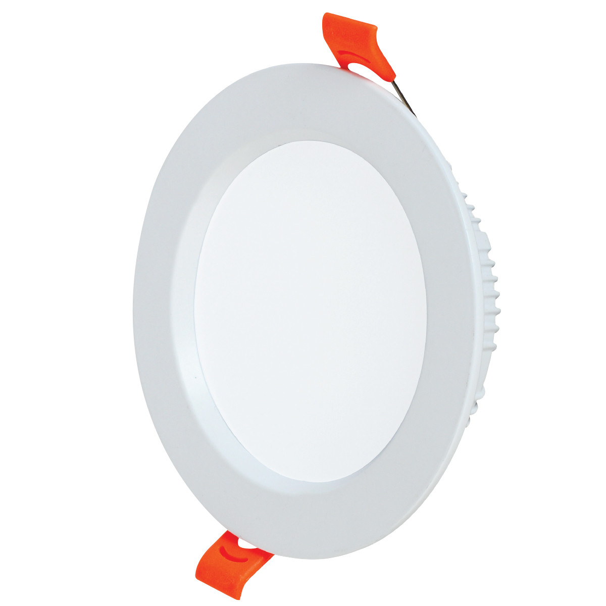 Downlight LED - Alexy - Rond Encastré 12W - Blanc Froid 6400K - Mat Blanc Aluminium - Ø120mm