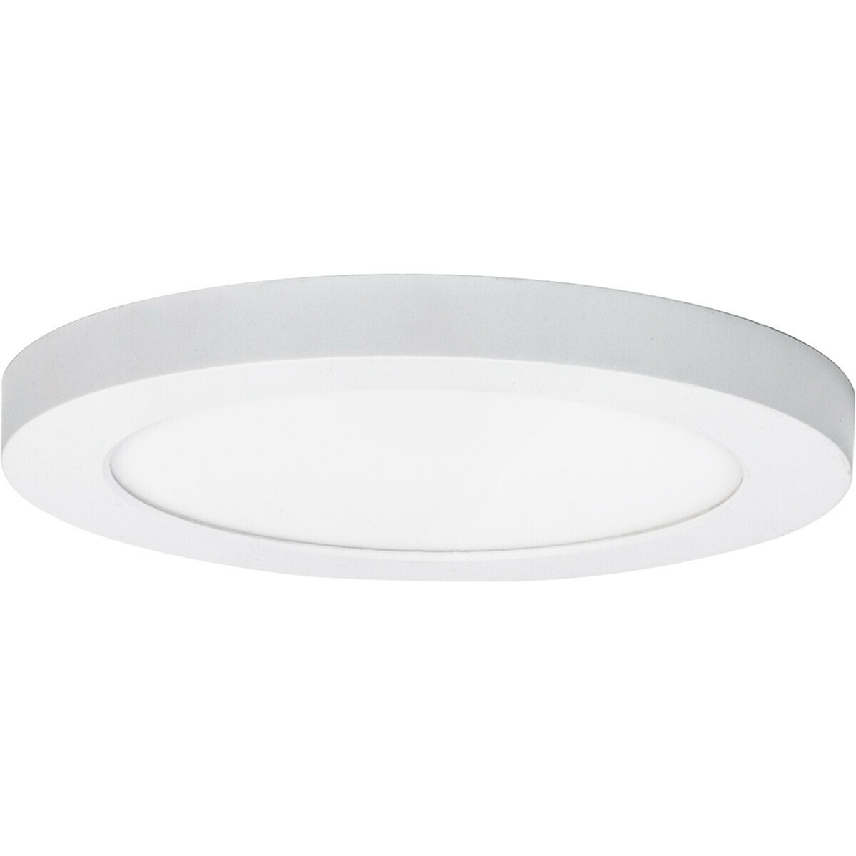 Downlight LED Pro - Aigi Foka - Encastré/Surface - Rond - 12W - Blanc Froid 6000K - Mat Blanc - Plastique