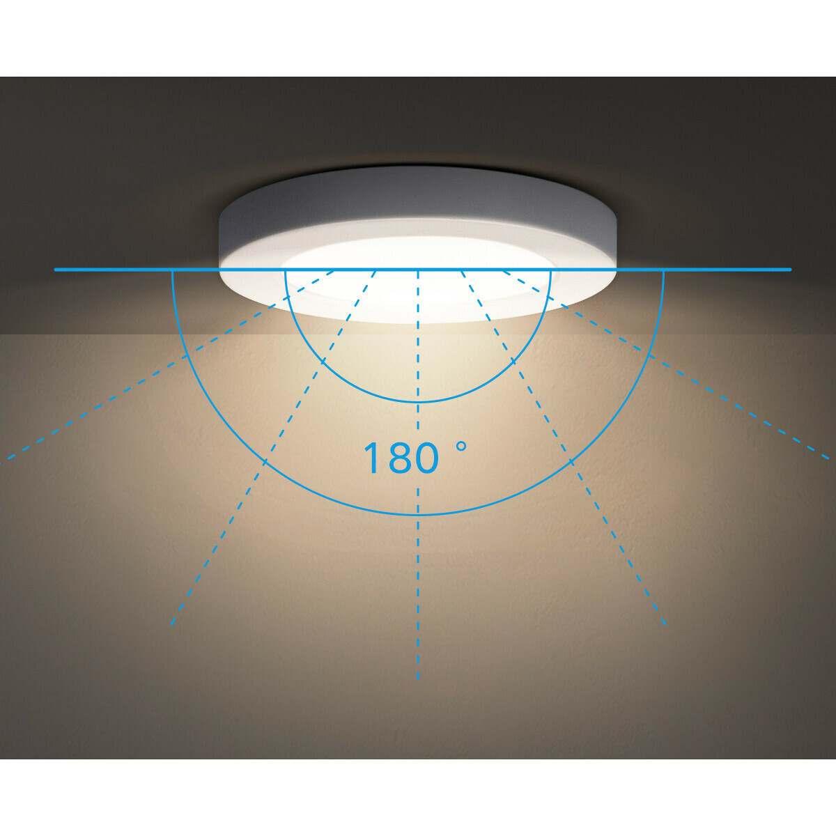 Downlight LED Pro - Aigi Foka - Encastré/Surface - Rond - 12W - Blanc Froid 6000K - Mat Blanc - Plastique