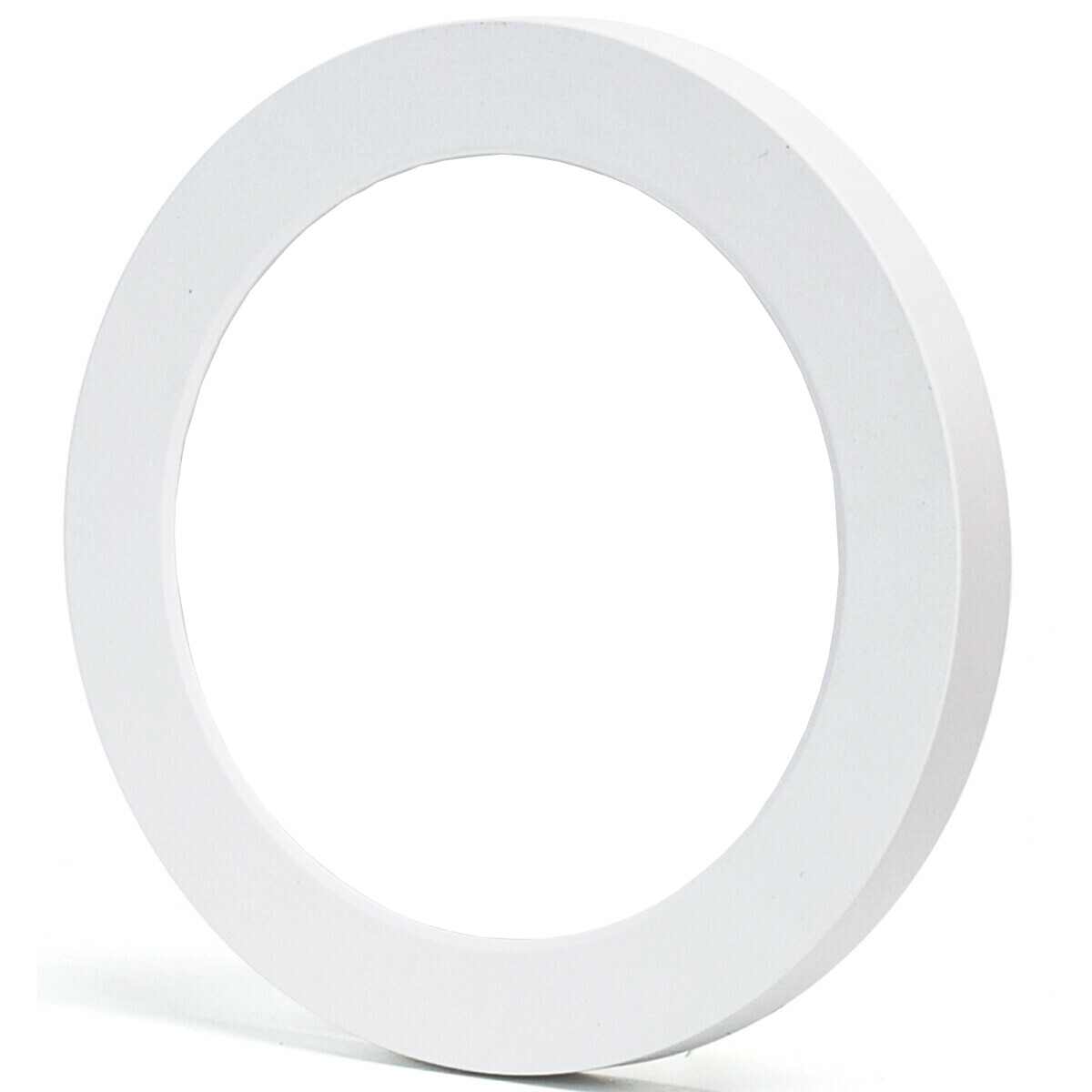 Downlight LED Pro - Aigi Foka - Encastré/Surface - Rond - 12W - Blanc Froid 6000K - Mat Blanc - Plastique