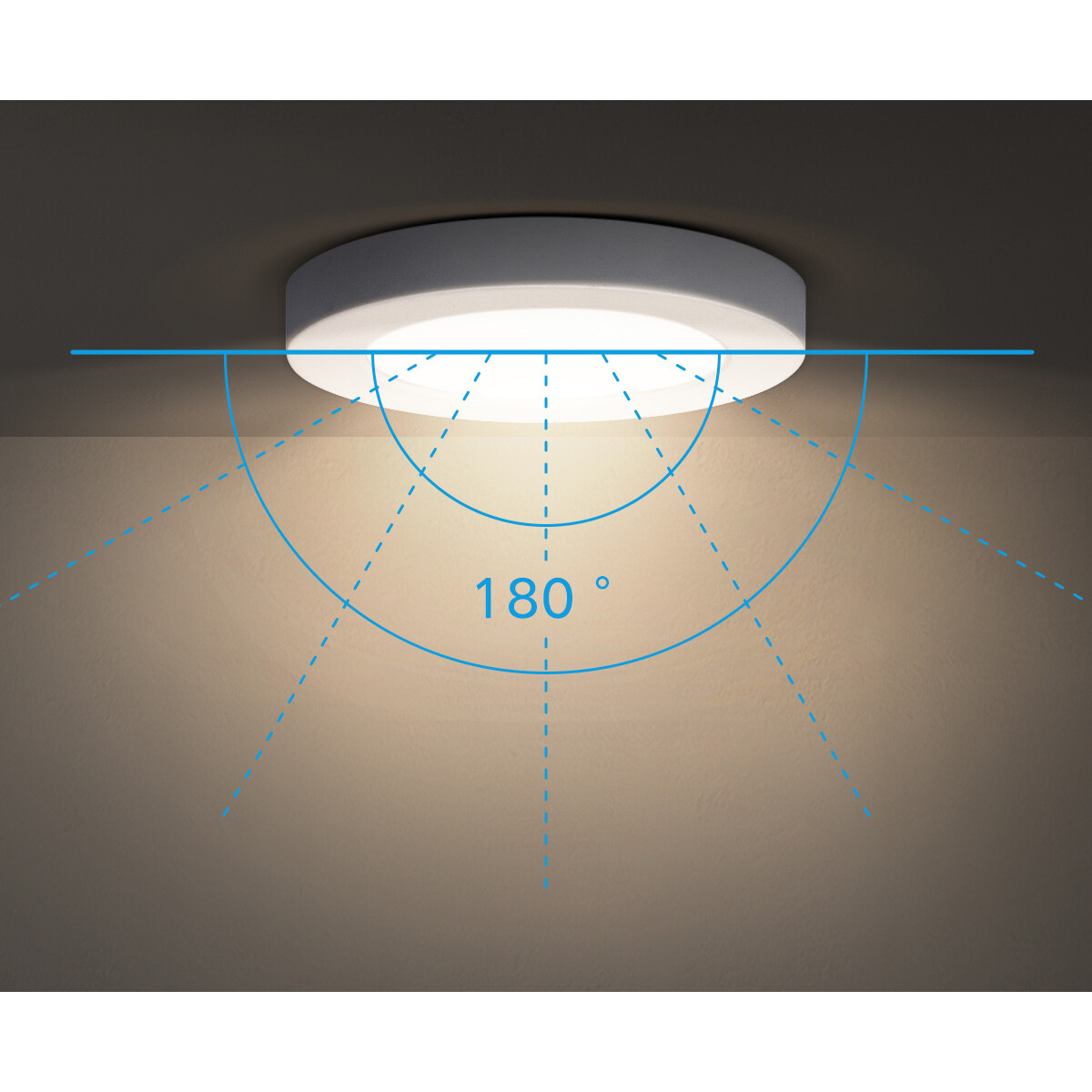 Downlight LED Pro - Aigi Foka - Encastré/Surface - Rond - 12W - Couleur de lumière ajustable CCT - Mat Blanc - Plastique