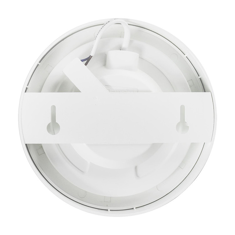 Downlight LED Pro - Aigi - En Saillie Rond 12W - Blanc Neutre 4000K - Mat Blanc - Ø177mm