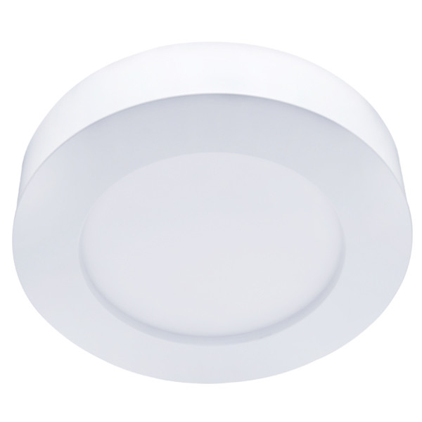 Downlight LED Pro - Aigi - En Saillie Rond 12W - Blanc Neutre 4000K - Mat Blanc - Ø177mm