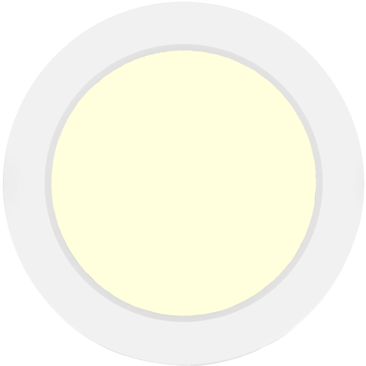 Downlight LED Pro - Aigi Trinko - En Saillie Rond 12W - Blanc Chaud 3000K - Mat Blanc - Plastique