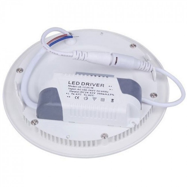 Pack Downlight LED Slim 6 - Encastré - 6W - Blanc Froid 6400K - Rond - Mat Blanc - Aluminium - Ø120mm