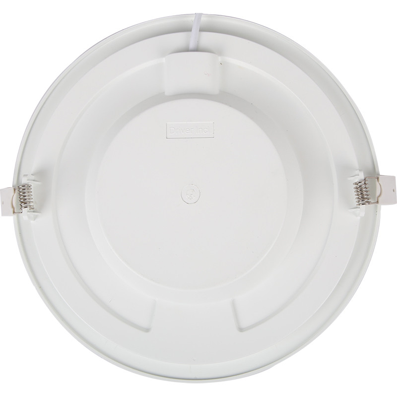 Downlight LED Slim - Aigi - Détecteur de Mouvement PIR 360° - Rond Encastré 12W - Blanc Chaud 3000K - Mat Blanc - Ø170mm